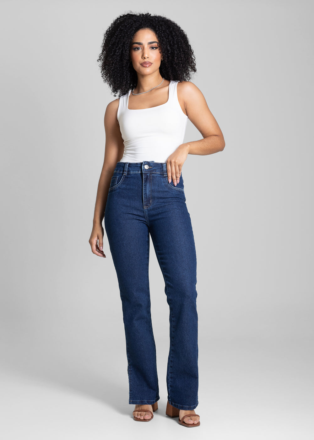 Calça Jeans Sawary Reta - 282690 AZUL
