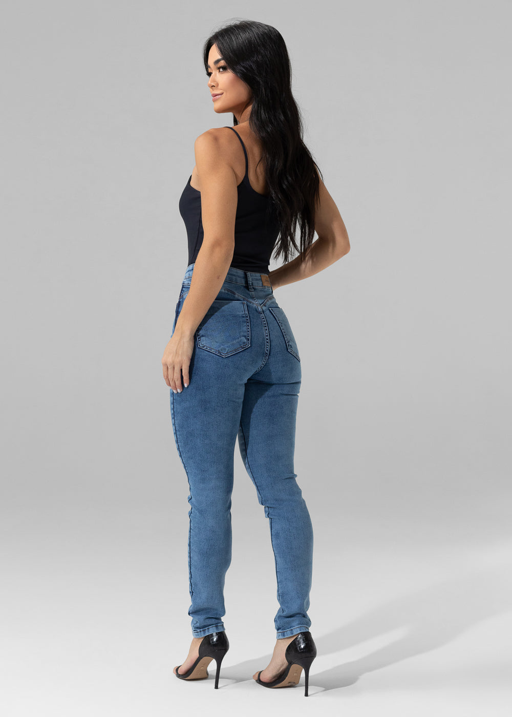 Calça Jeans Sawary Super Lipo - 282700 AZUL