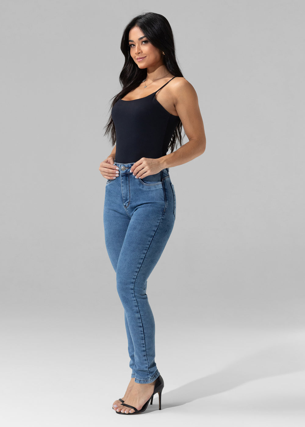 Calça Jeans Sawary Super Lipo - 282700 AZUL
