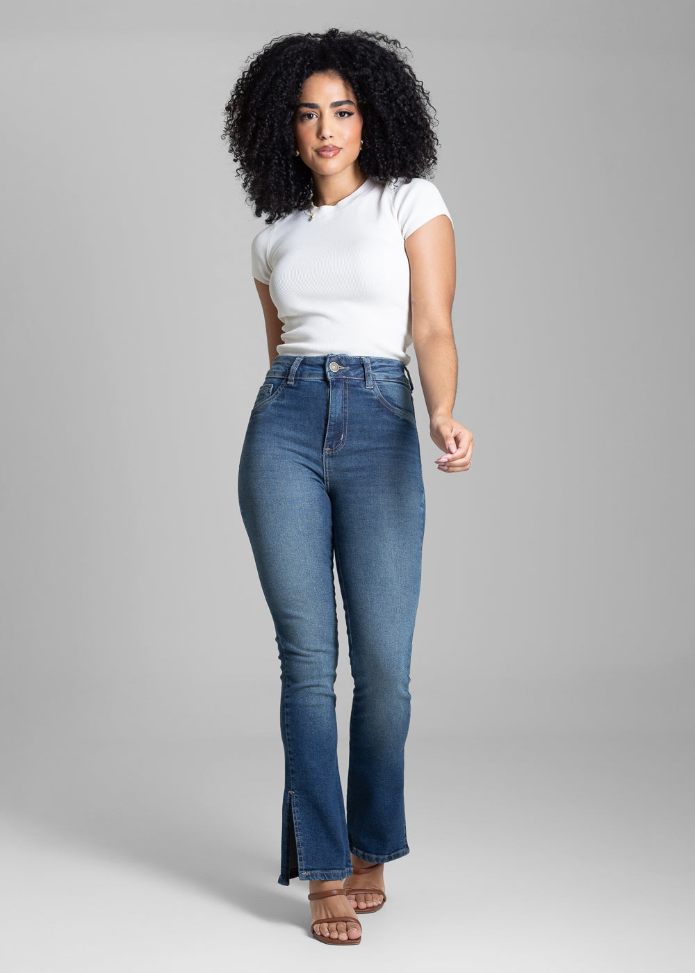 Calça Jeans Sawary Reta - 282703 AZUL