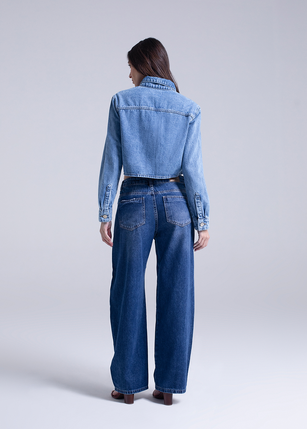 Calça Jeans Sawary Barrel - 282708 AZUL