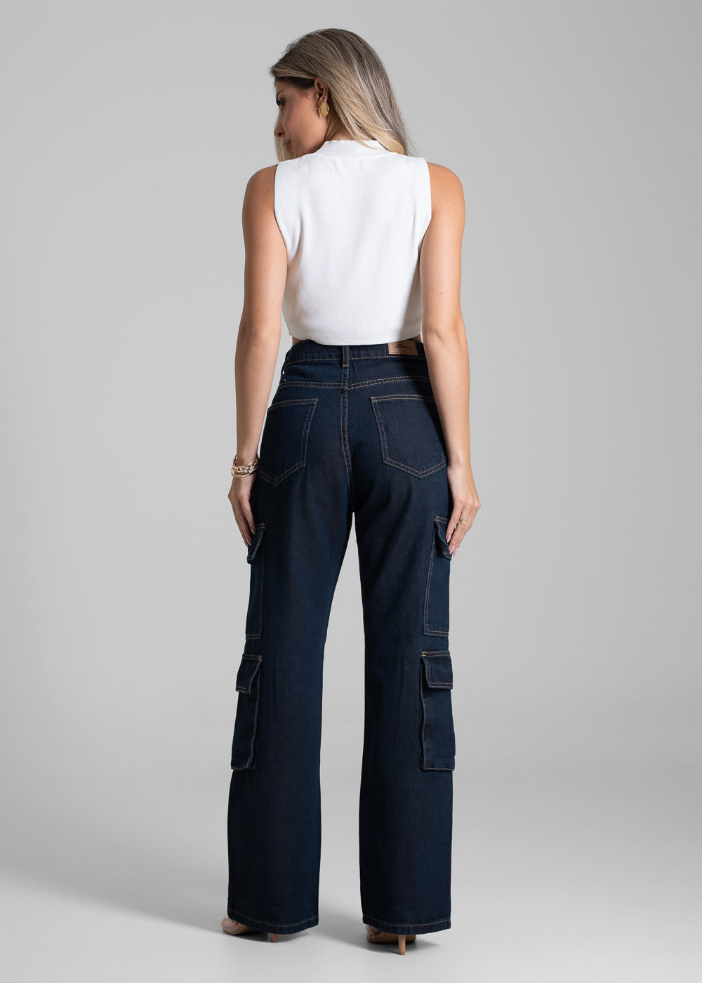 Calça Jeans Sawary Reta Petit - 282727 AZUL