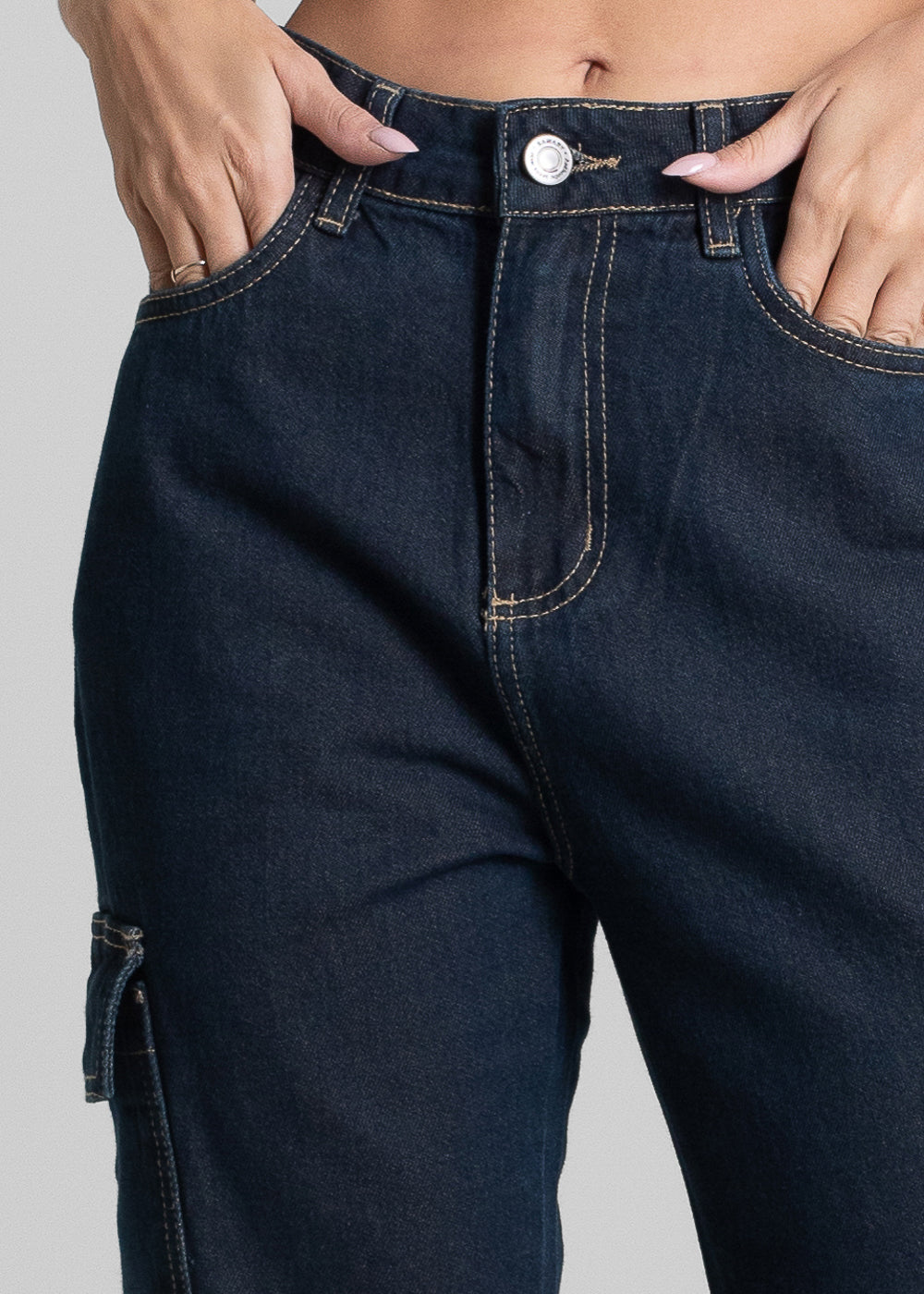 Calça Jeans Sawary Reta Petit - 282727 AZUL