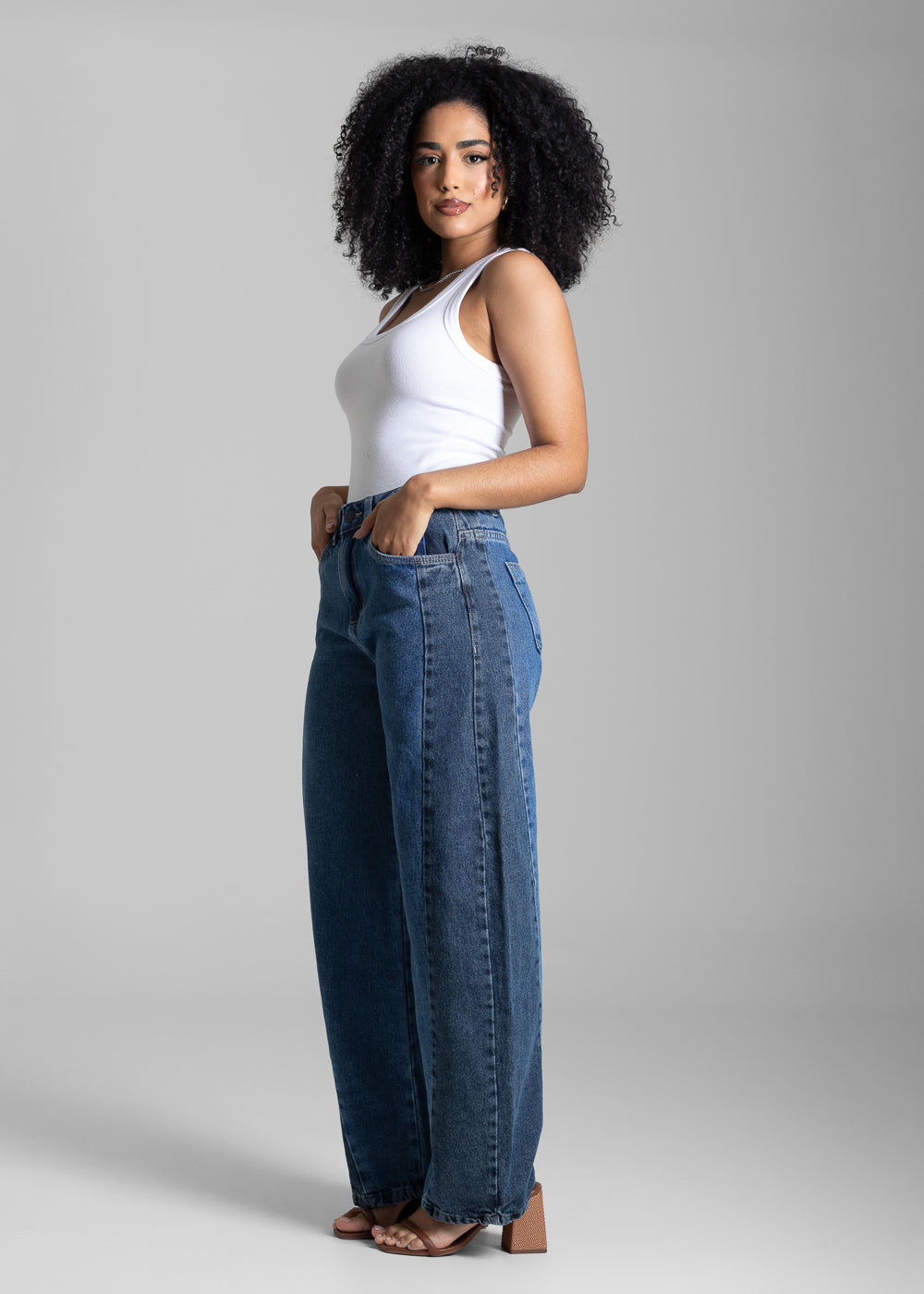 Calça Jeans Sawary Balloon - 282749 AZUL