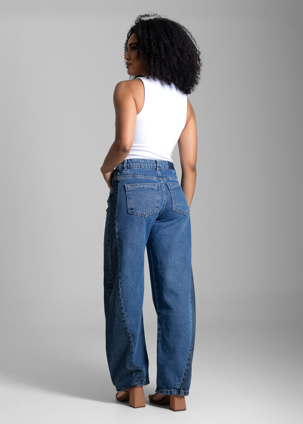 Calça Jeans Sawary Balloon - 282749 AZUL