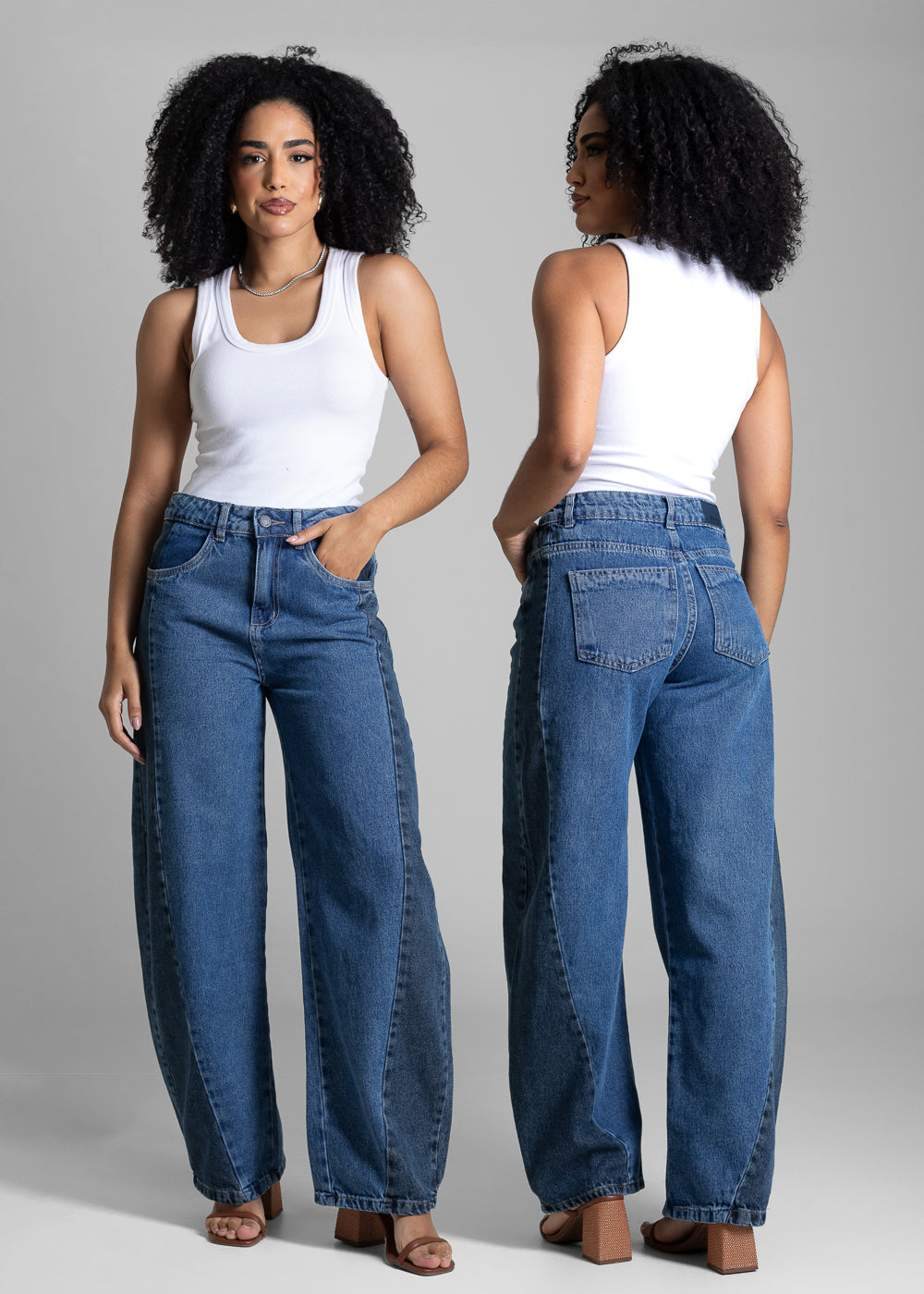 Calça Jeans Sawary Balloon - 282749 AZUL
