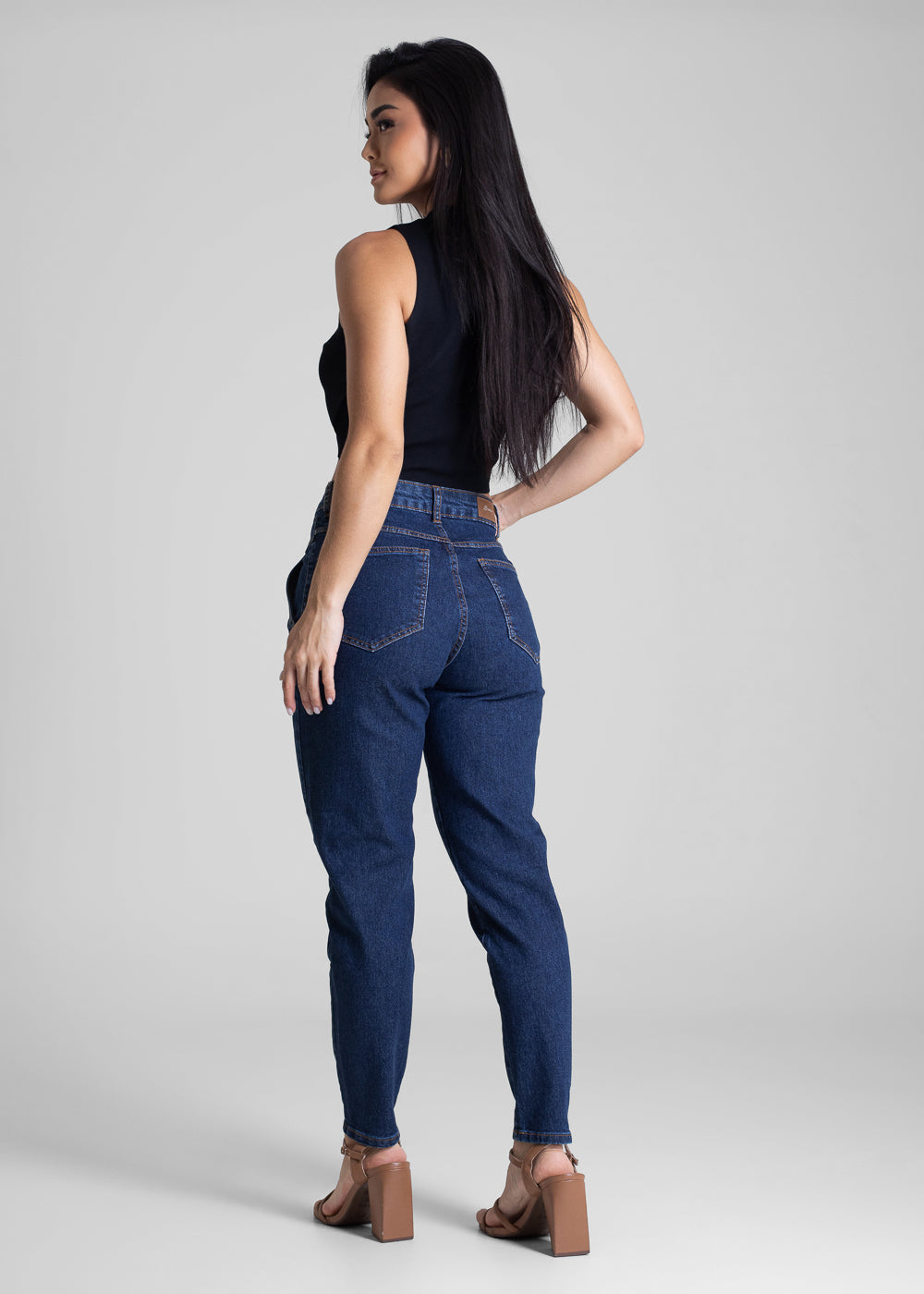 Calça Jeans Sawary Mom - 282750 AZUL
