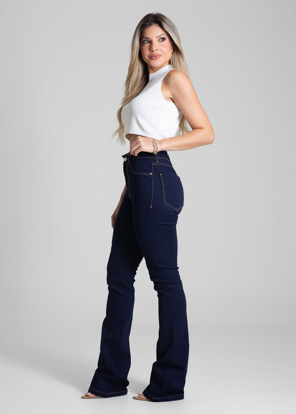 Calça Jeans Sawary Boot Cut - 282760 AZUL