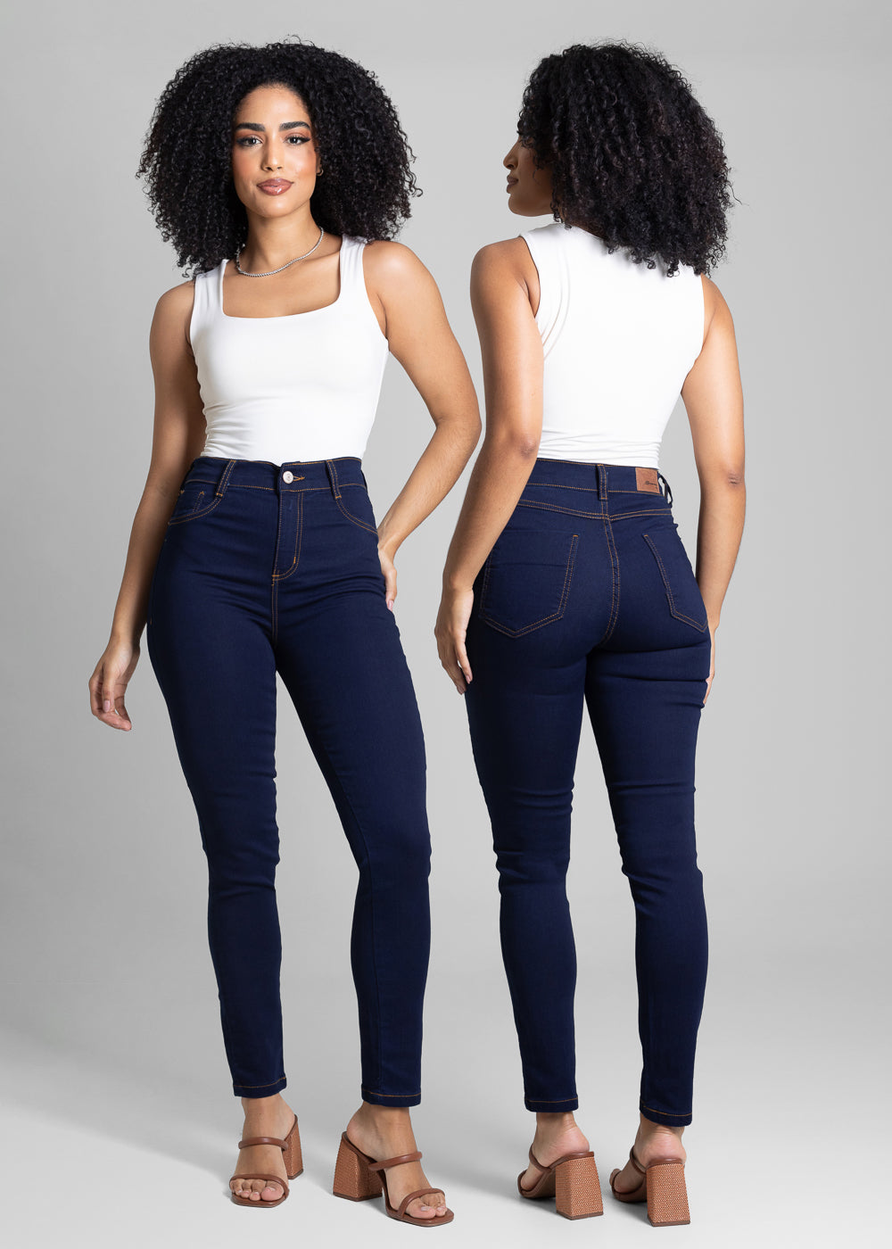 Calça Jeans Sawary Cigarrete - 282762 AZUL