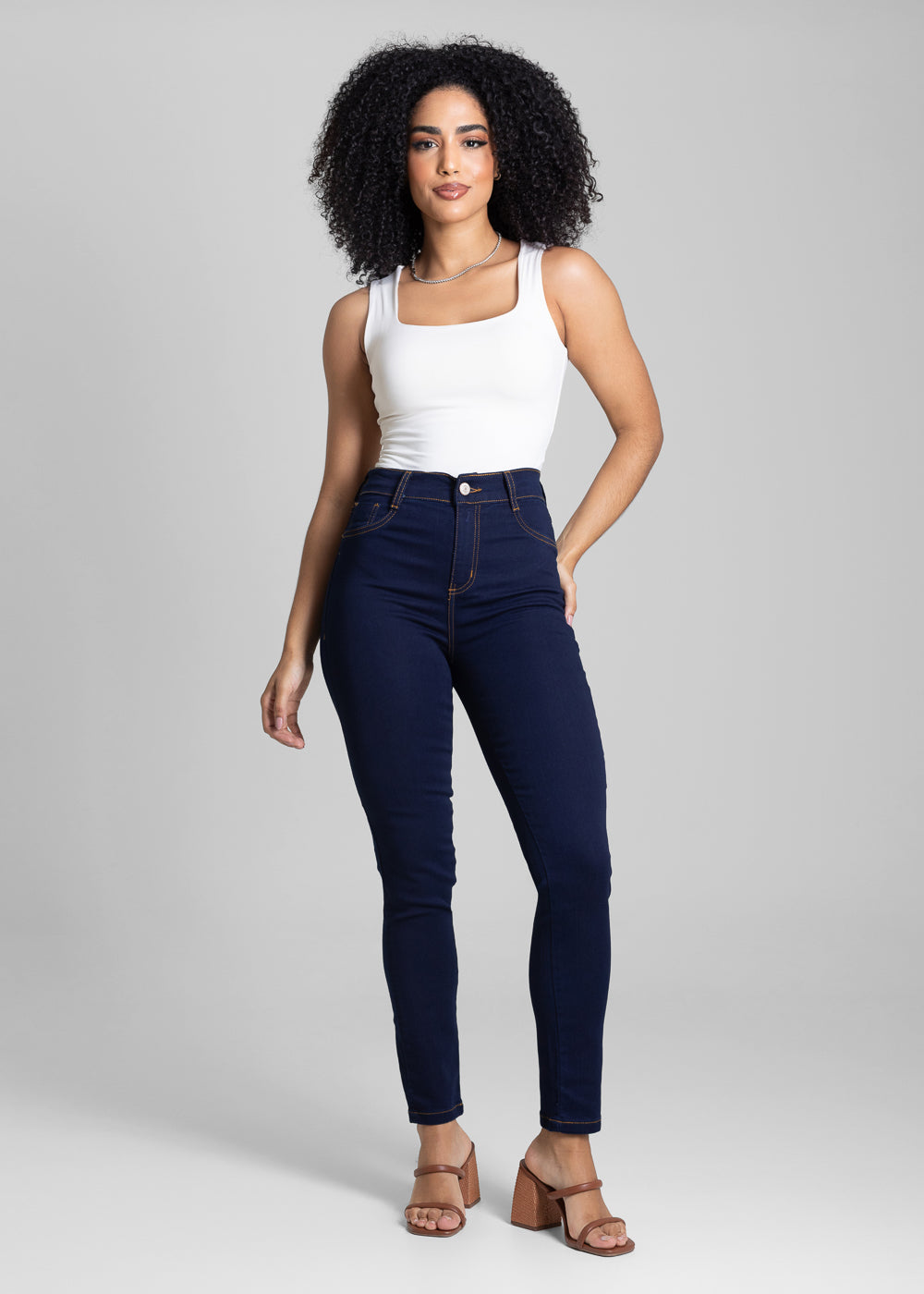 Calça Jeans Sawary Cigarrete - 282762 AZUL