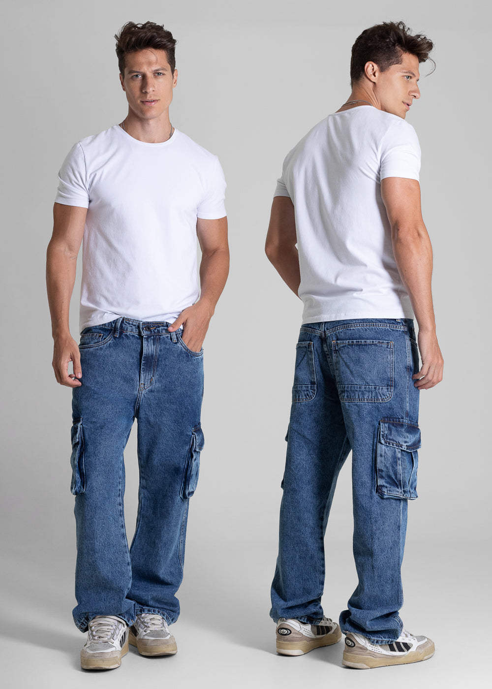 Calça Jeans Sawary Relaxed - 282767 AZUL