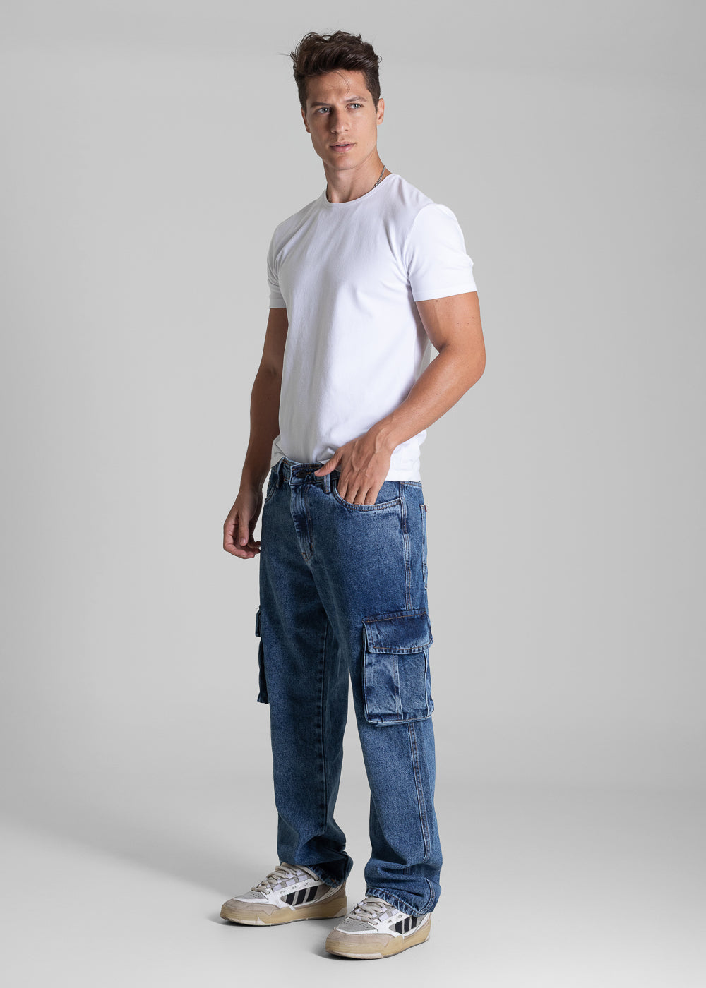 Calça Jeans Sawary Relaxed - 282767 AZUL