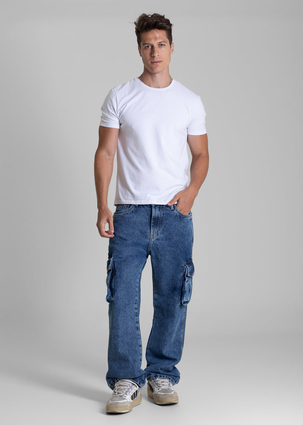 Calça Jeans Sawary Relaxed - 282767 AZUL