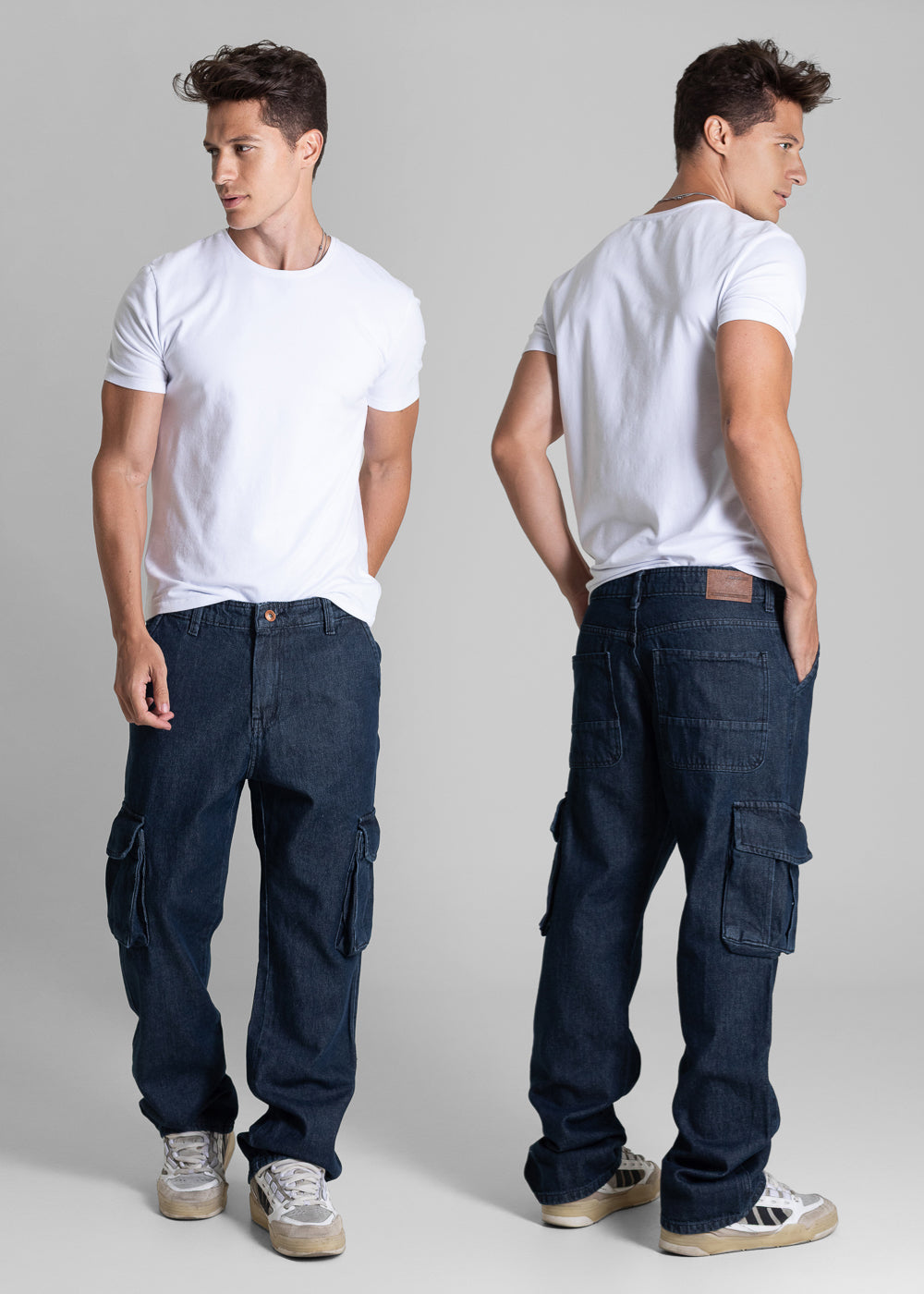 Calça Jeans Sawary Relaxed - 282772 PRETO