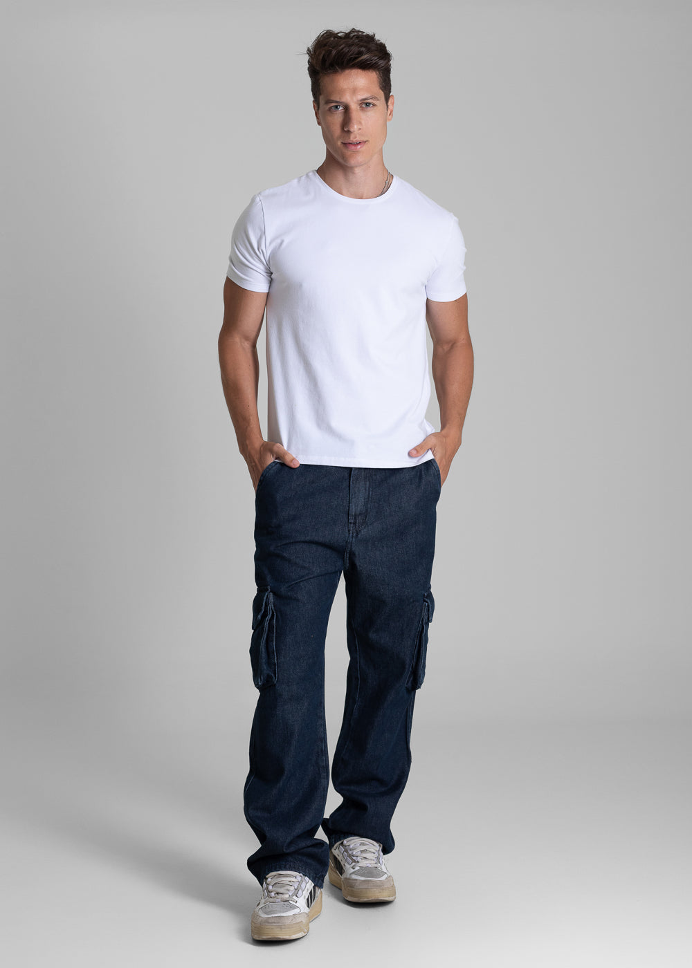 Calça Jeans Sawary Relaxed - 282772 PRETO