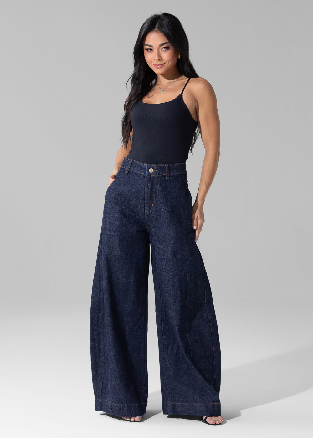 Calça Jeans Sawary Balloon - 282787 AZUL