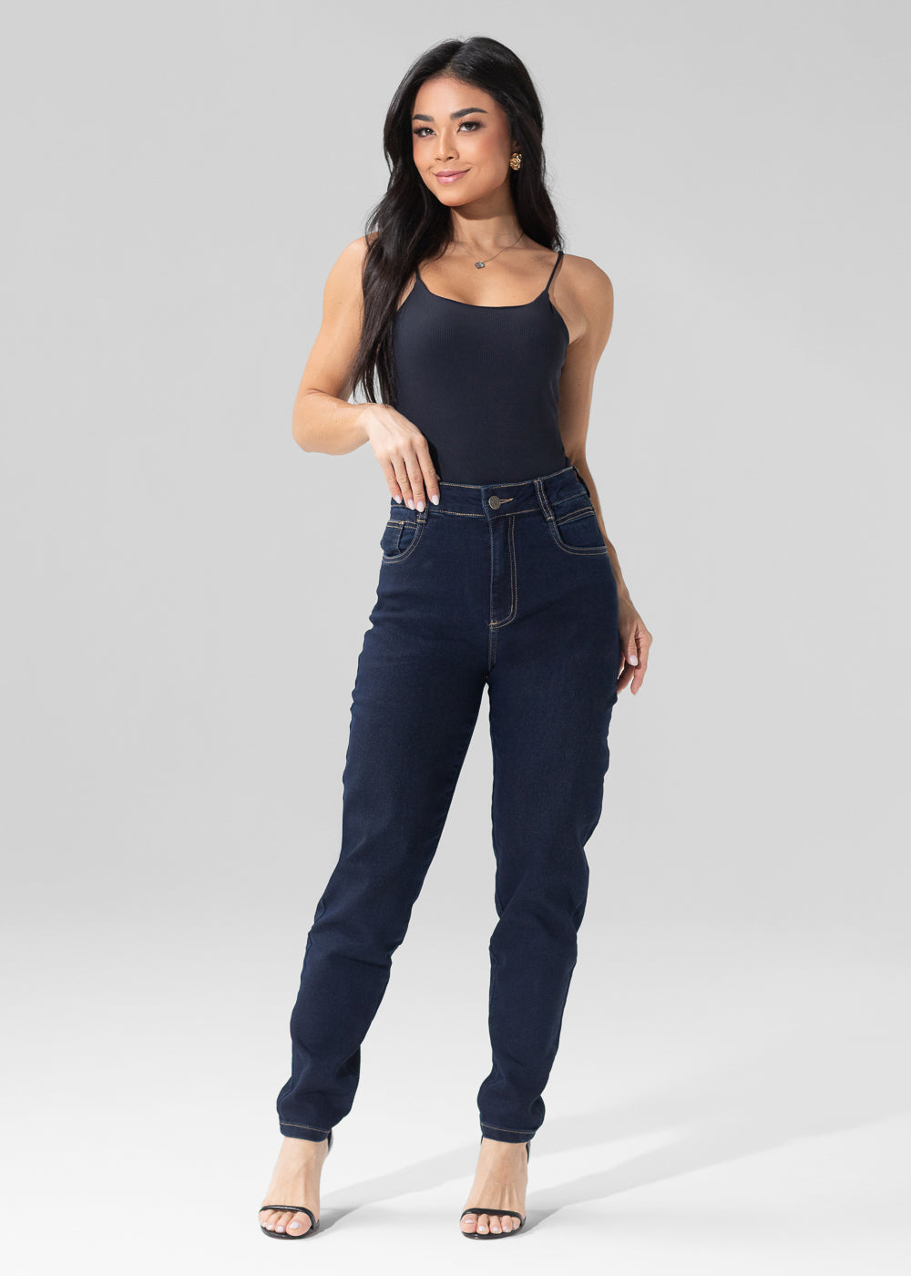 Calça Jeans Sawary Mom - 282794 AZUL