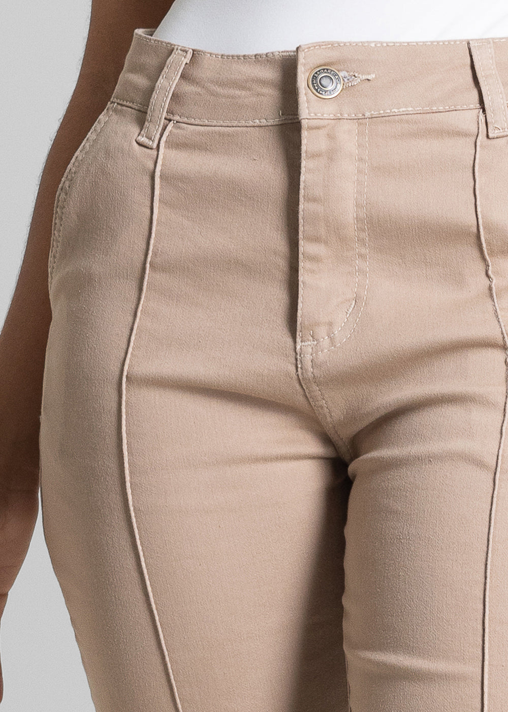 Calça Sarja Sawary Reta - 282796 BEGE