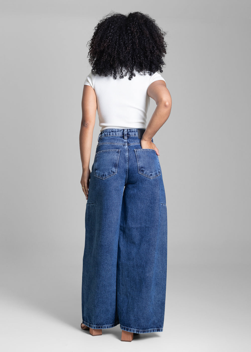 Calça Jeans Sawary Balloon - 282821 AZUL