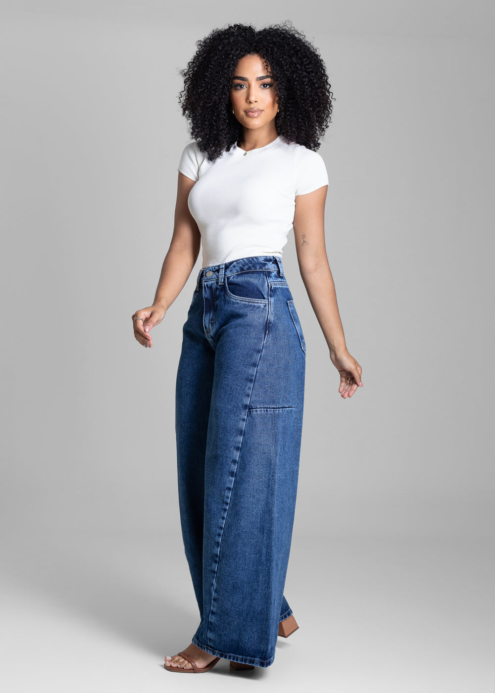 Calça Jeans Sawary Balloon - 282821 AZUL