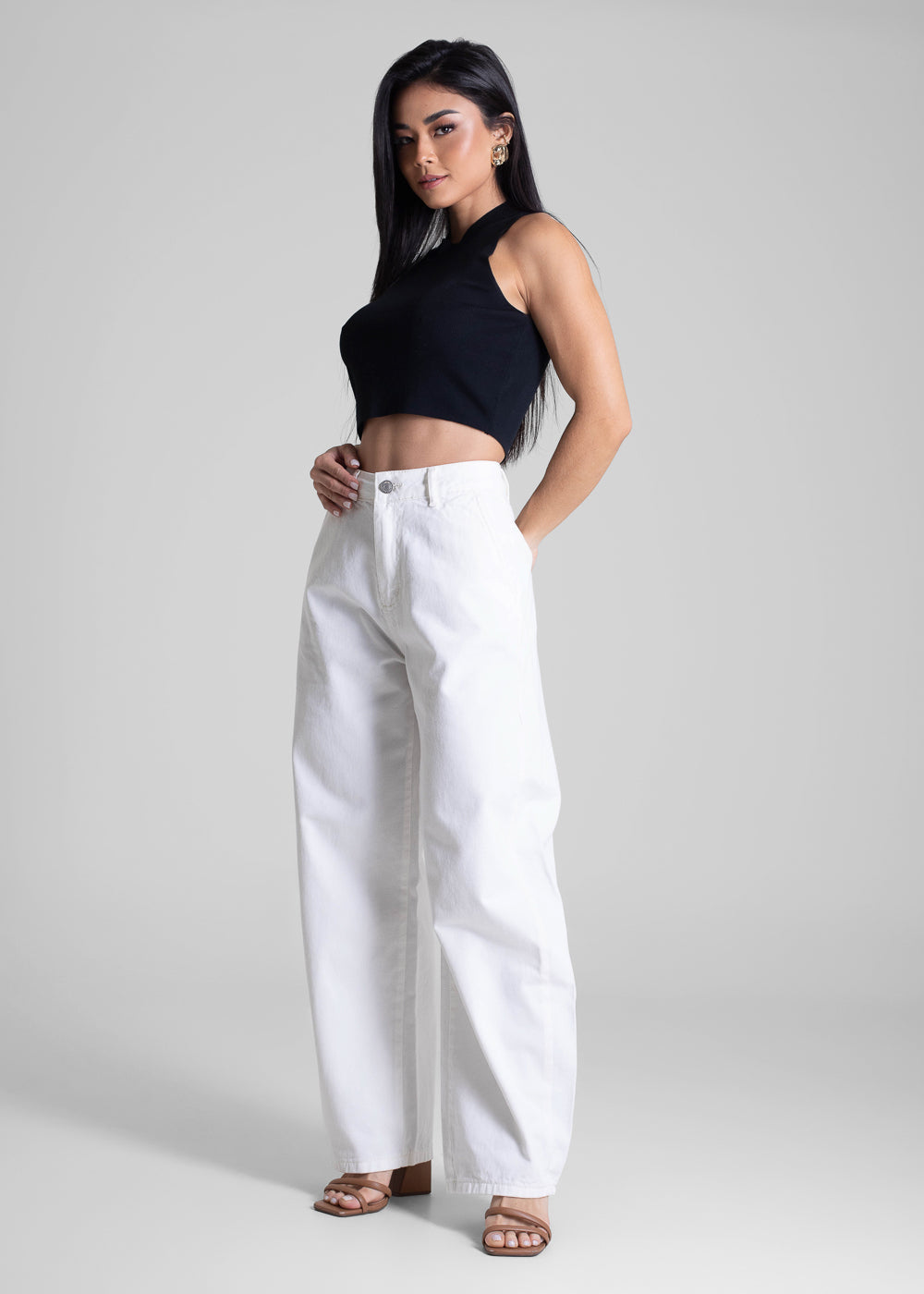 Calça Sarja Sawary Balloon - 282831 PT
