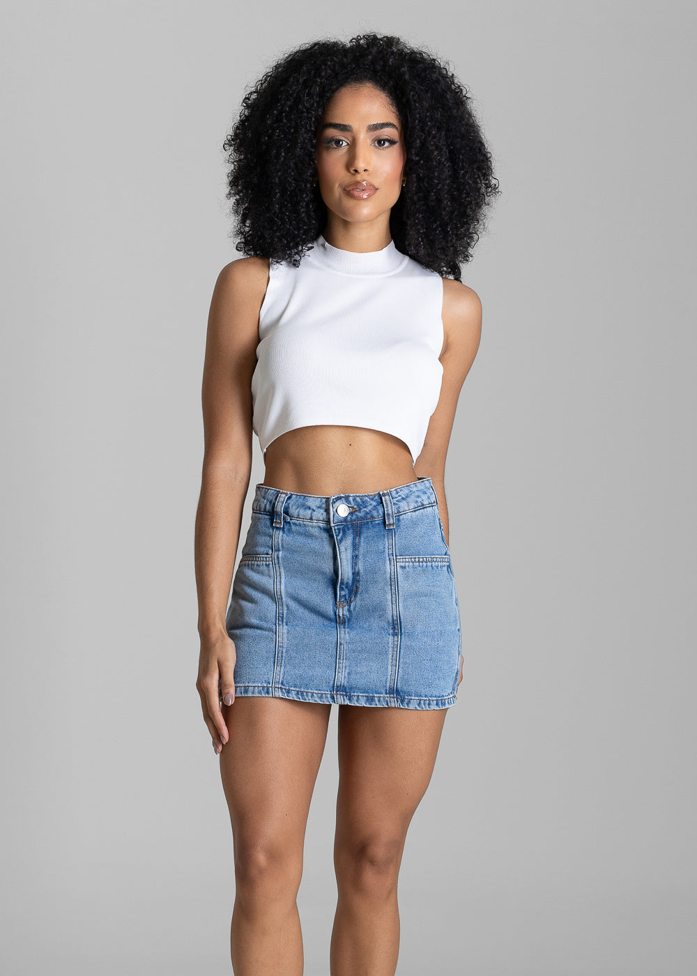 Shorts Saia Jeans Sawary - 282835 AZUL