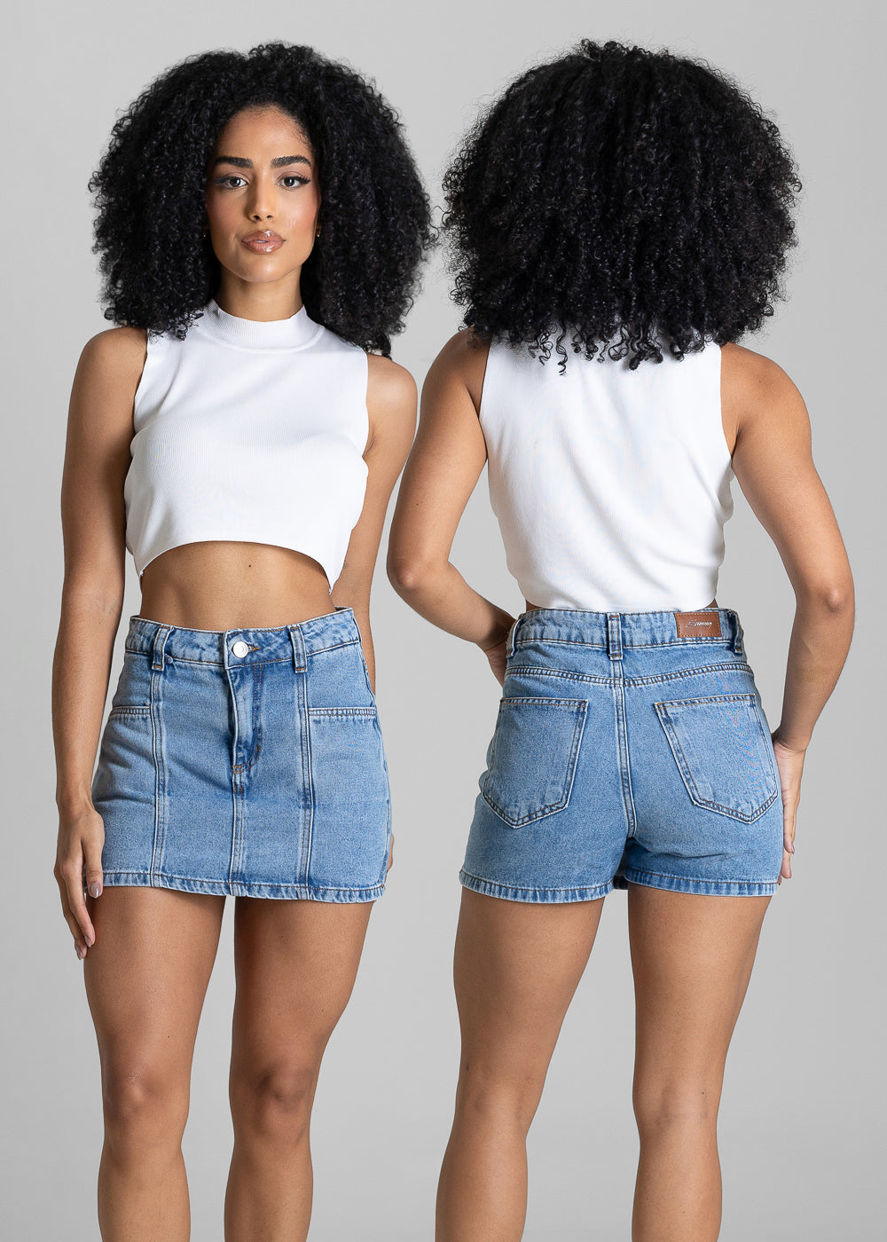 Shorts Saia Jeans Sawary - 282835 AZUL