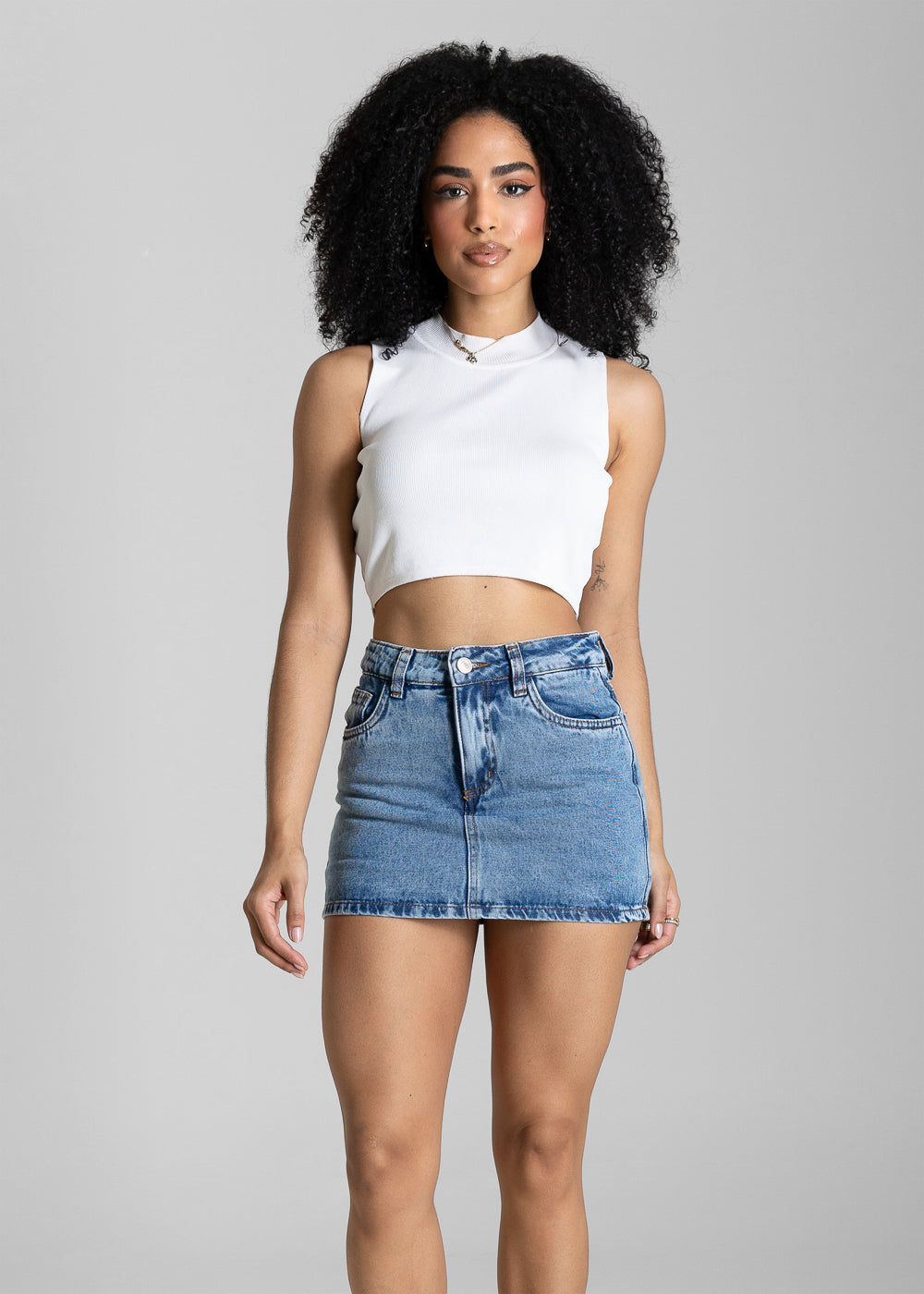 Shorts Saia Jeans Sawary - 282837 AZUL