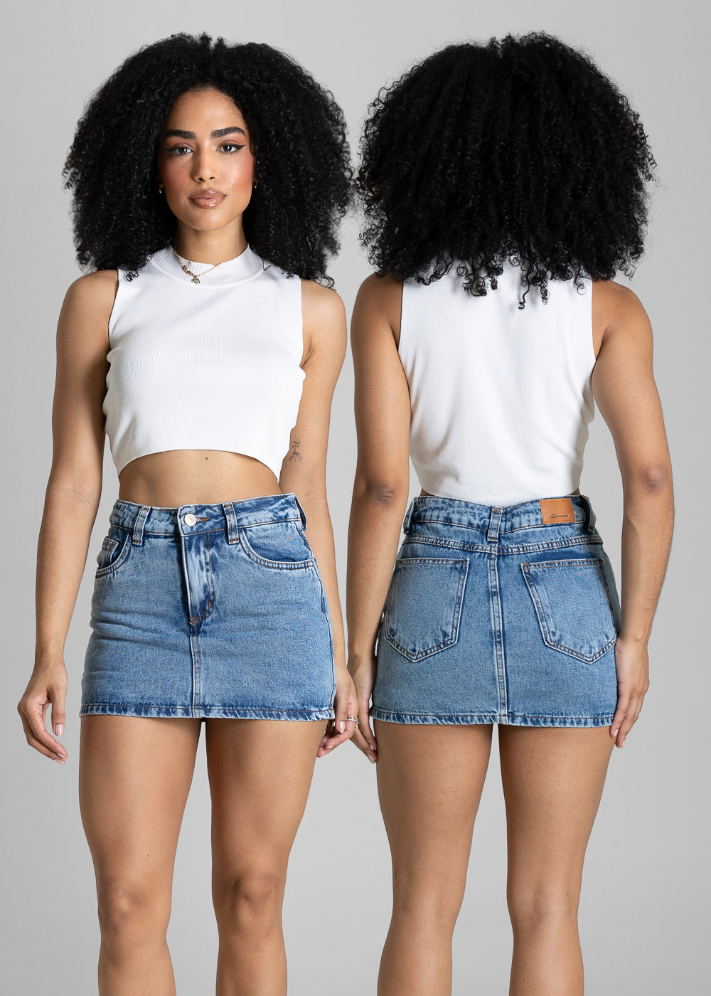 Shorts Saia Jeans Sawary - 282837 AZUL