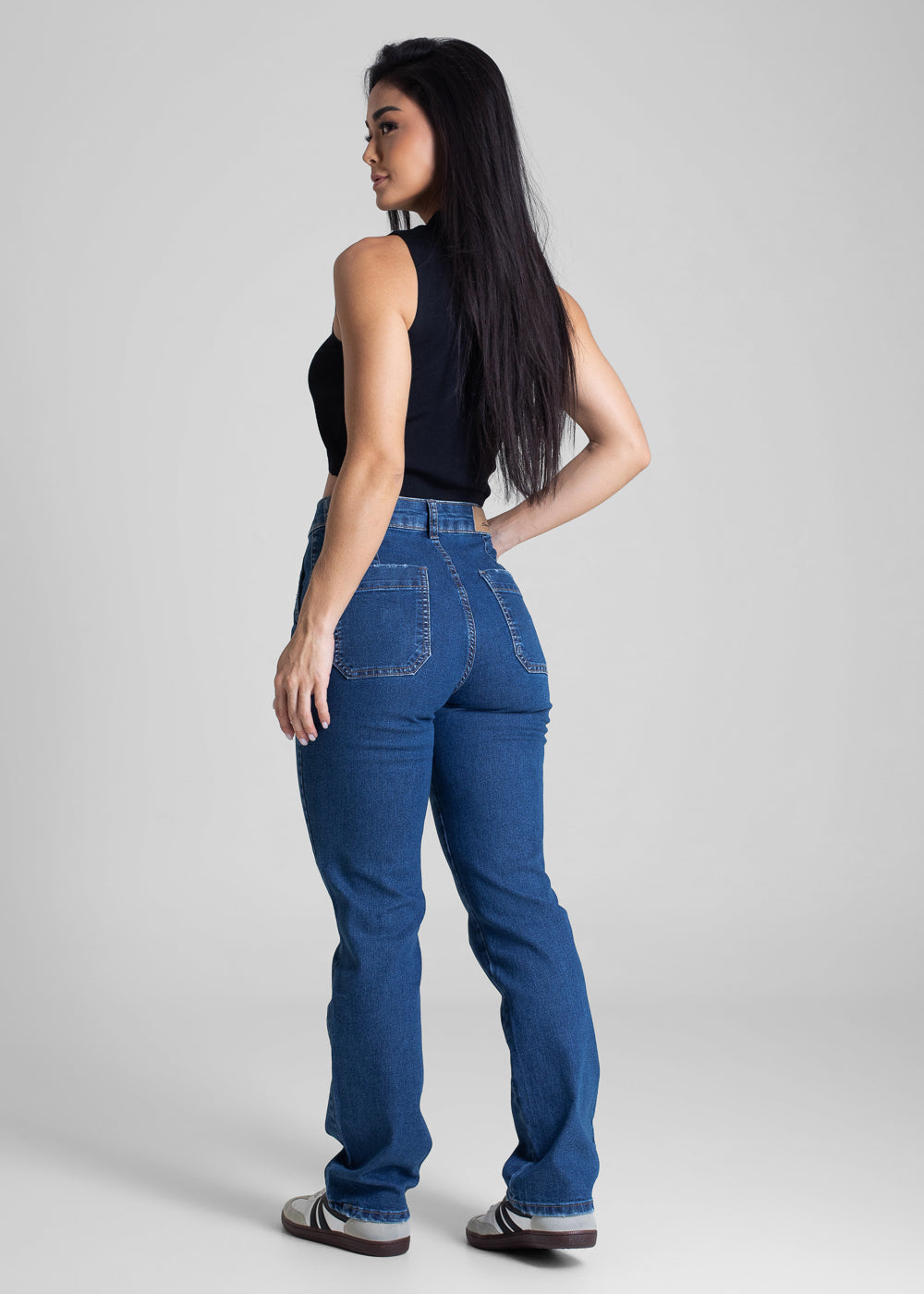 Calça Jeans Sawary Reta Petit - 282840 AZUL