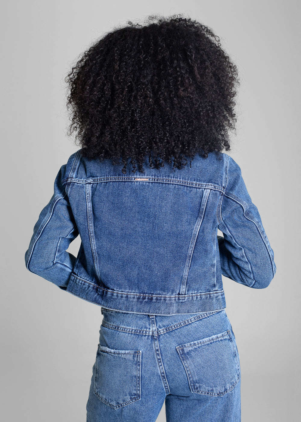 Jaqueta Jeans Sawary - 282841 AZUL