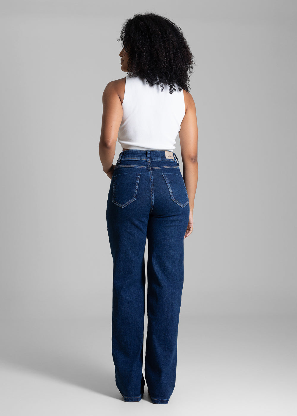 Calça Jeans Sawary Wide Leg - 282864 AZUL