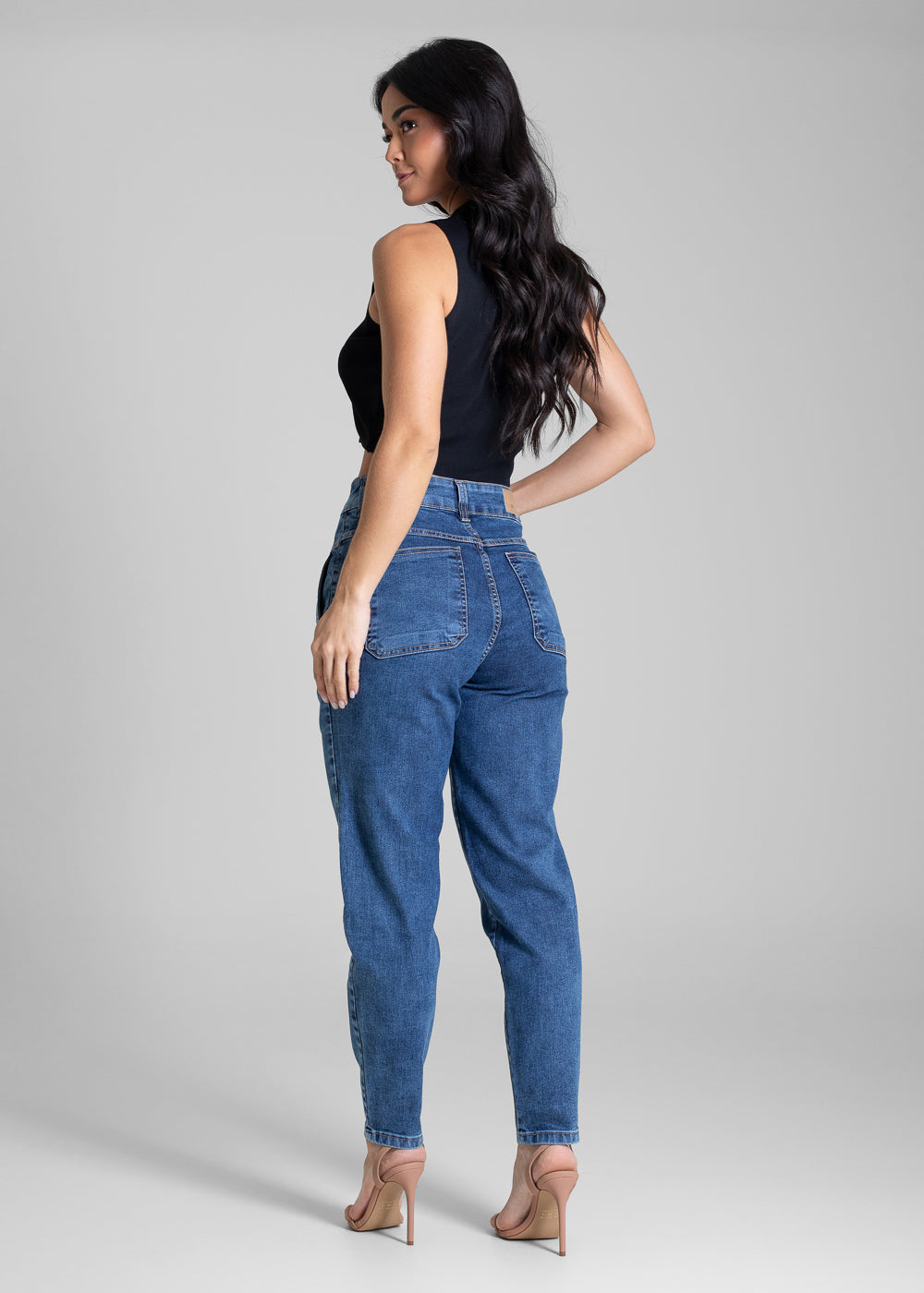 Calça Jeans Sawary Mom - 282866 AZUL