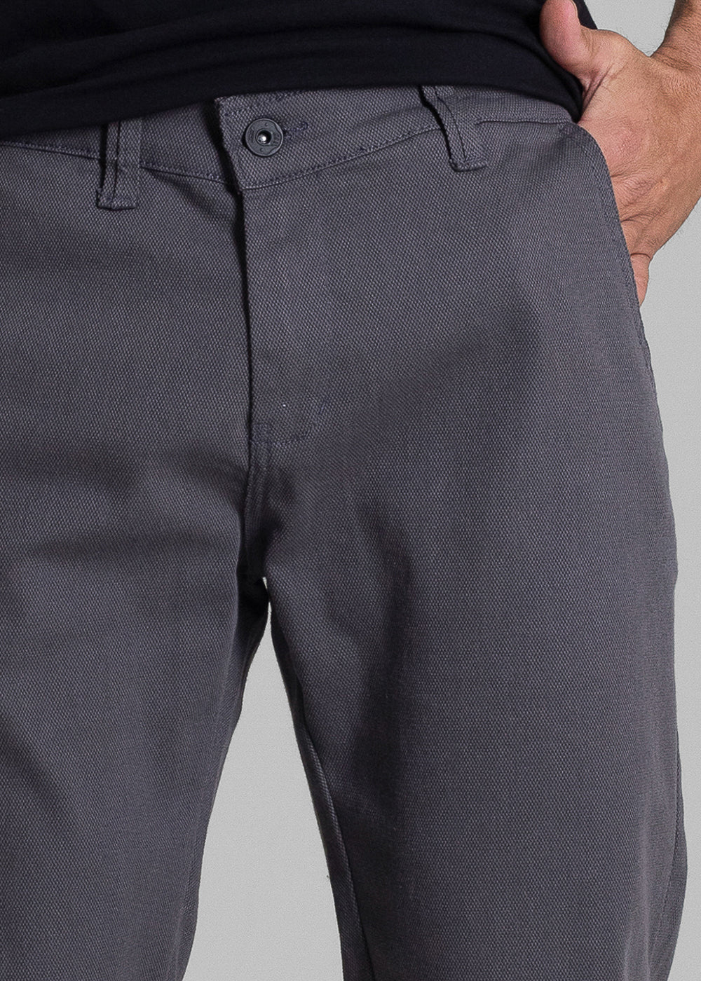 Calça Sarja Sawary Slim - 282876 CINZA
