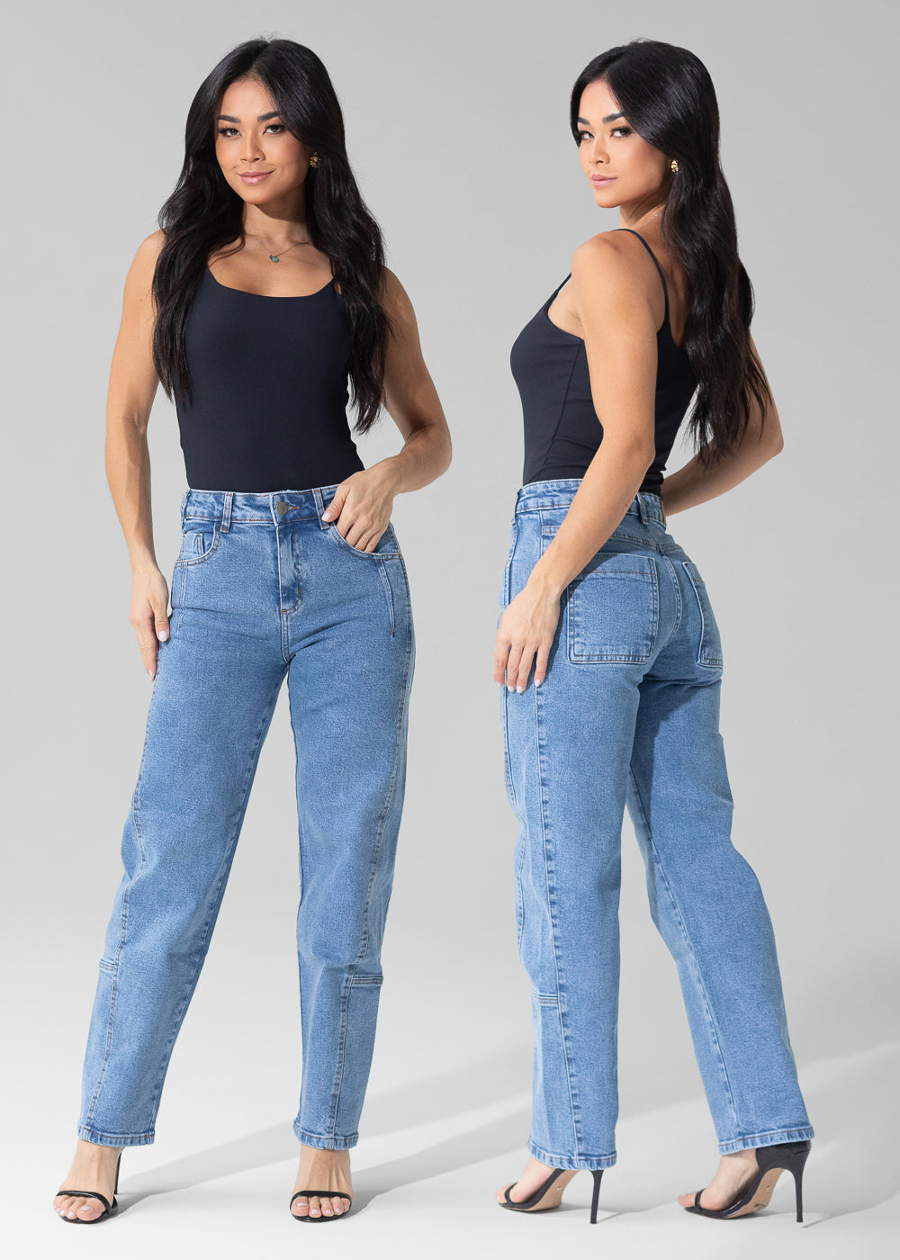Calça Jeans Sawary Barrel - 282878 AZUL