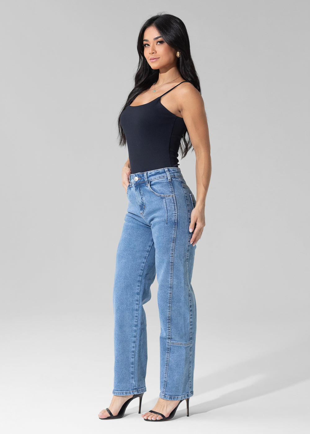 Calça Jeans Sawary Barrel - 282878 AZUL