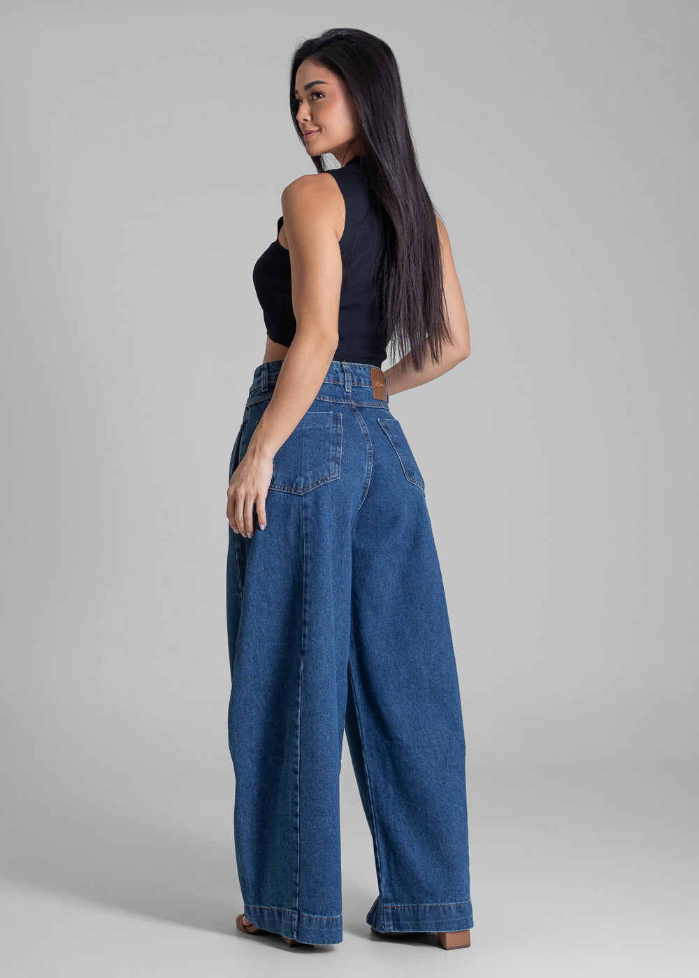 Calça Jeans Sawary Balloon - 282880 AZUL