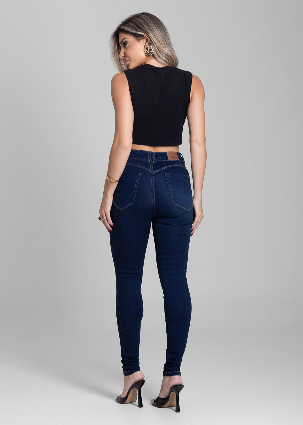 Calça Jeans Sawary Push Up - 282900 AZUL