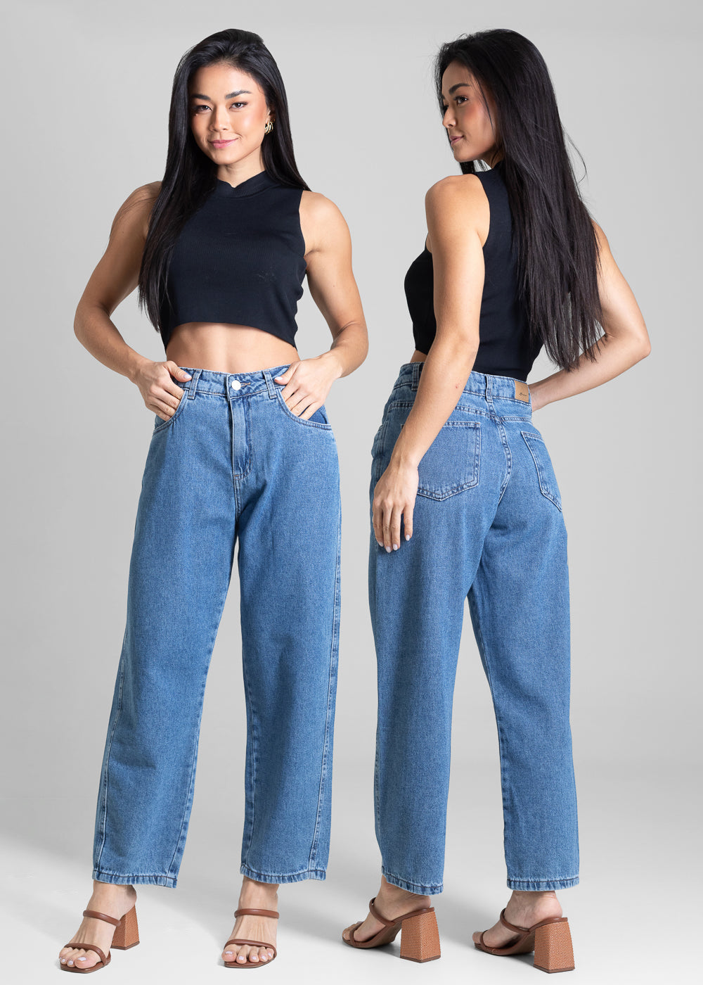 Calça Jeans Sawary Barrel - 282908 AZUL