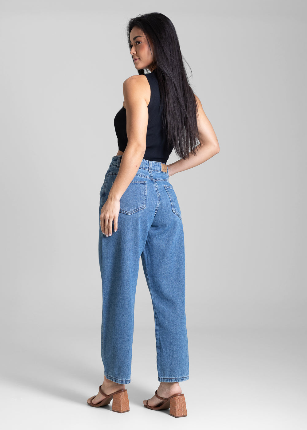 Calça Jeans Sawary Barrel - 282908 AZUL