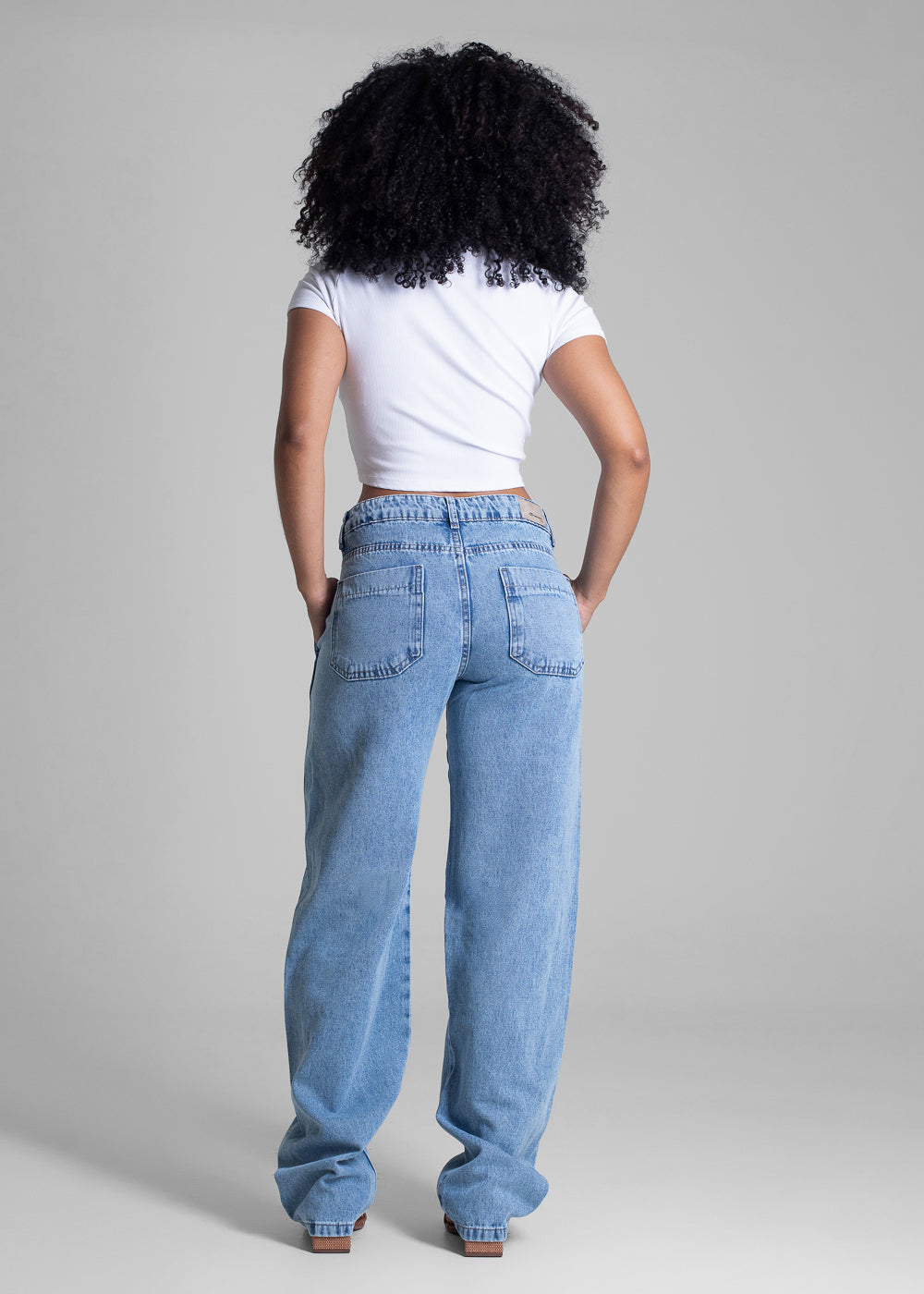 Calça Jeans Sawary Barrel - 282909 AZUL