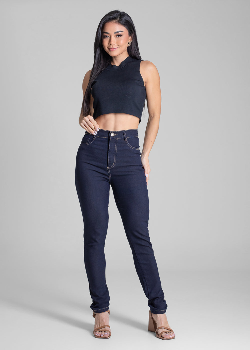 Calça Jeans Sawary Super Stretch - 282911 AZUL