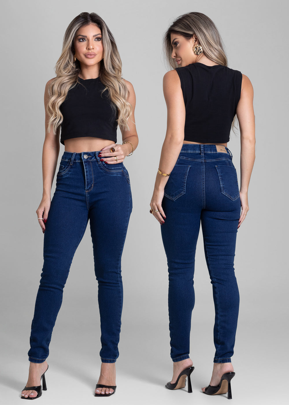 Calça Jeans Sawary Levanta Bumbum - 282914 AZUL
