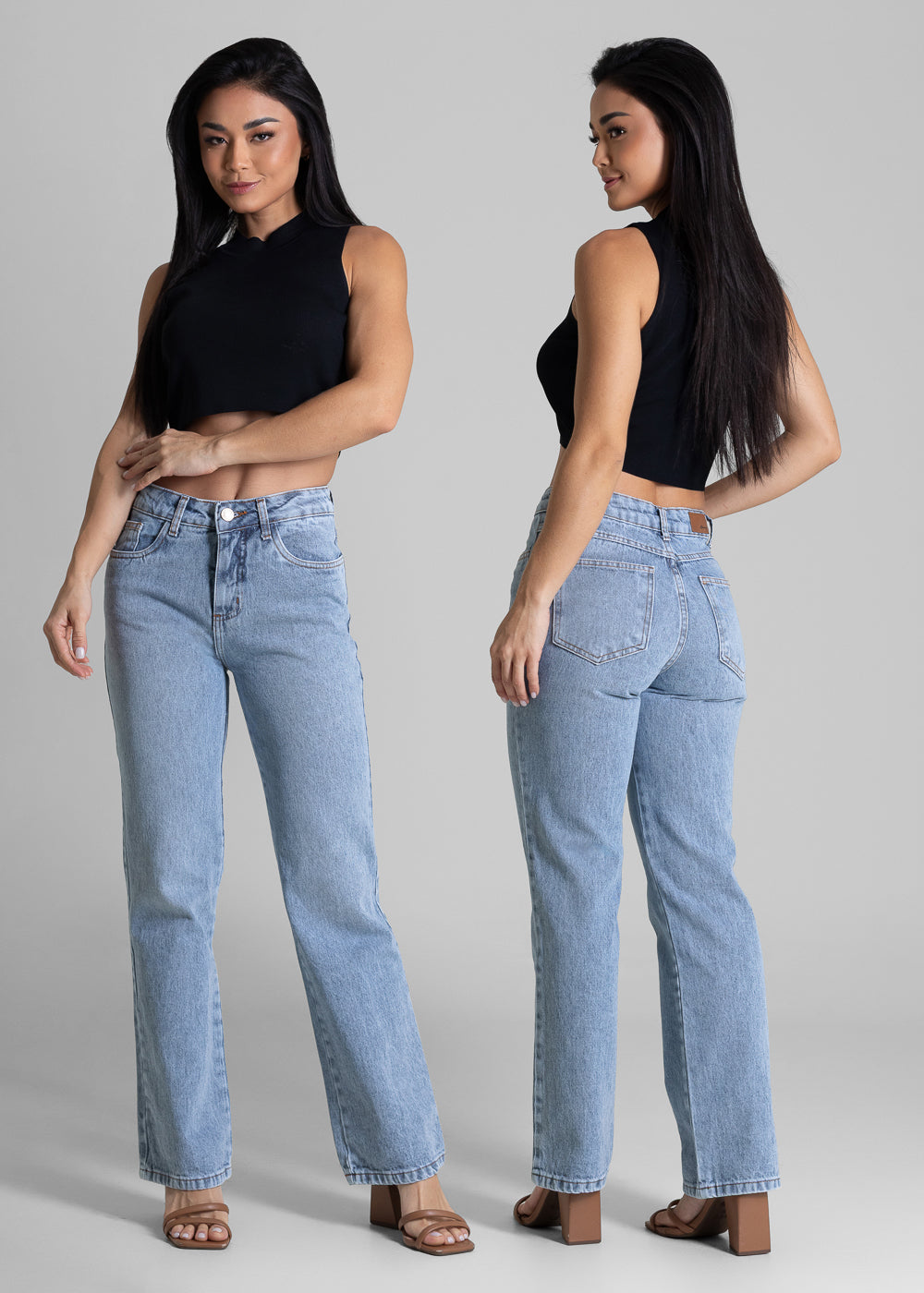 Calça Jeans Sawary Reta - 282940 AZUL