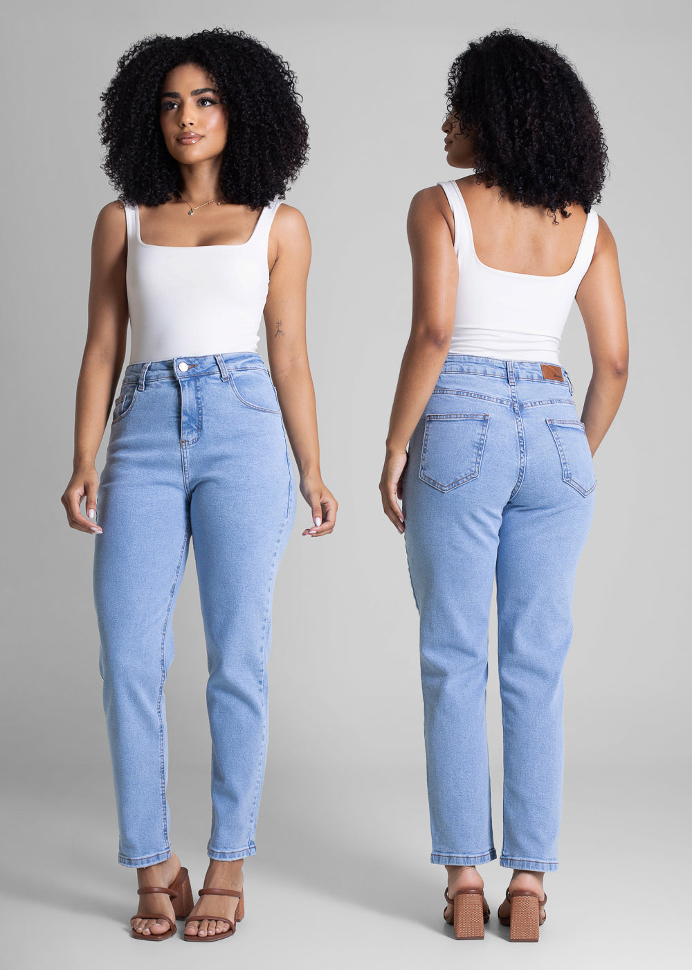 Calça Jeans Sawary Mom - 282946 AZUL