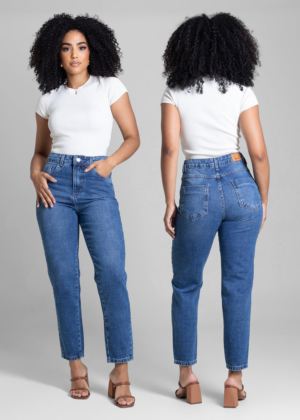 Calça Jeans Sawary Mom - 282952 AZUL