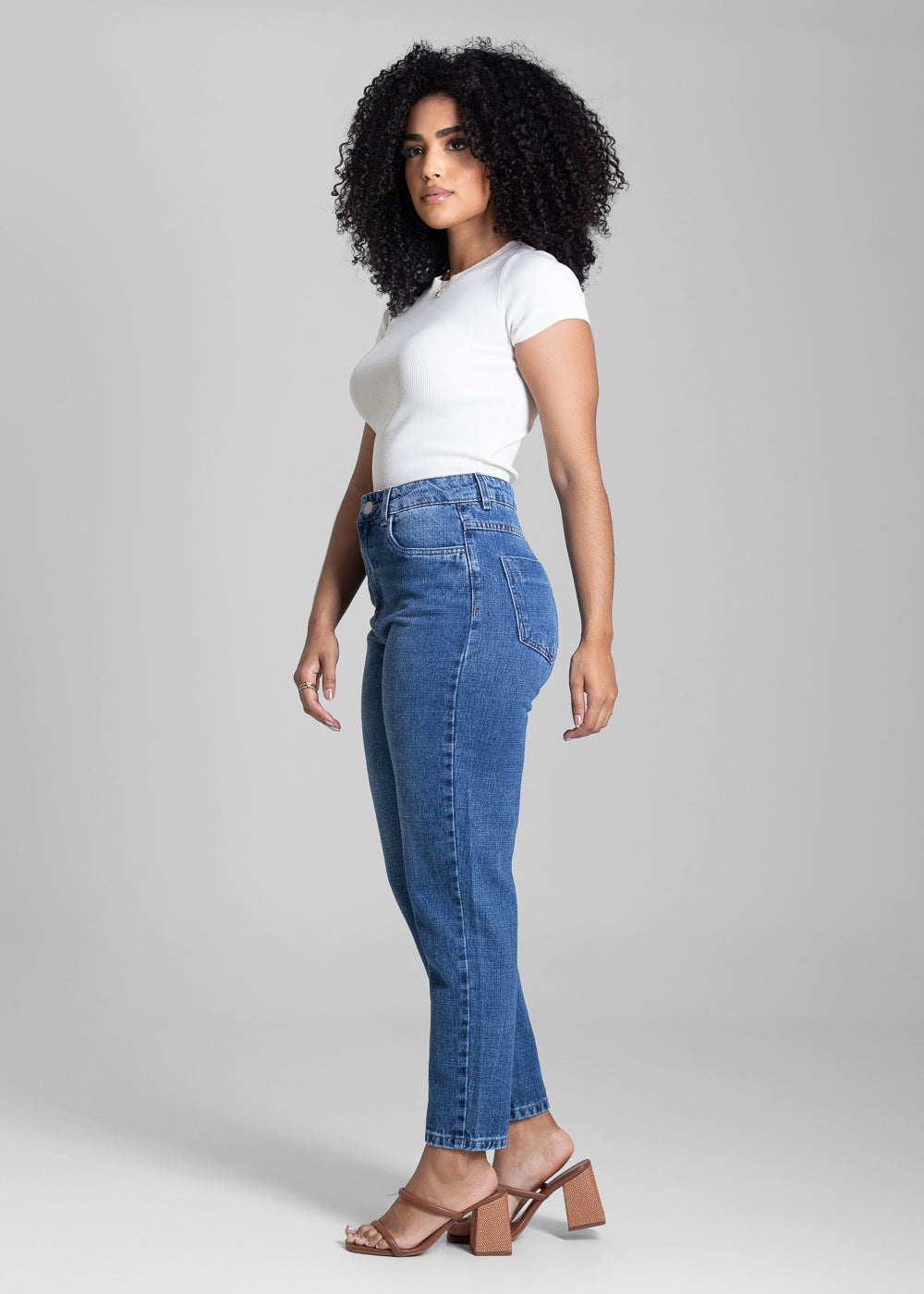 Calça Jeans Sawary Mom - 282952 AZUL