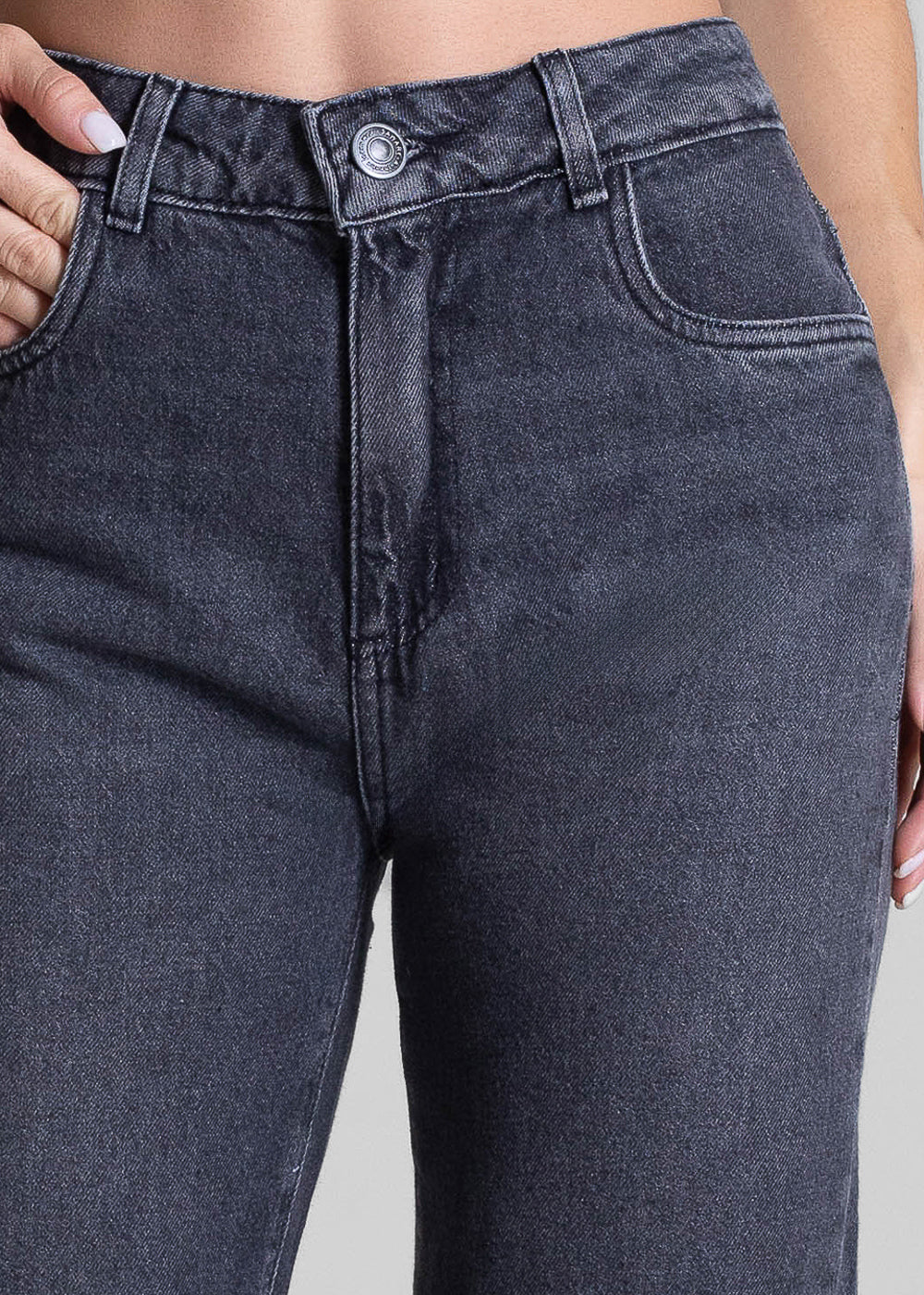 Calça Jeans Sawary Reta - 282958 PRETO