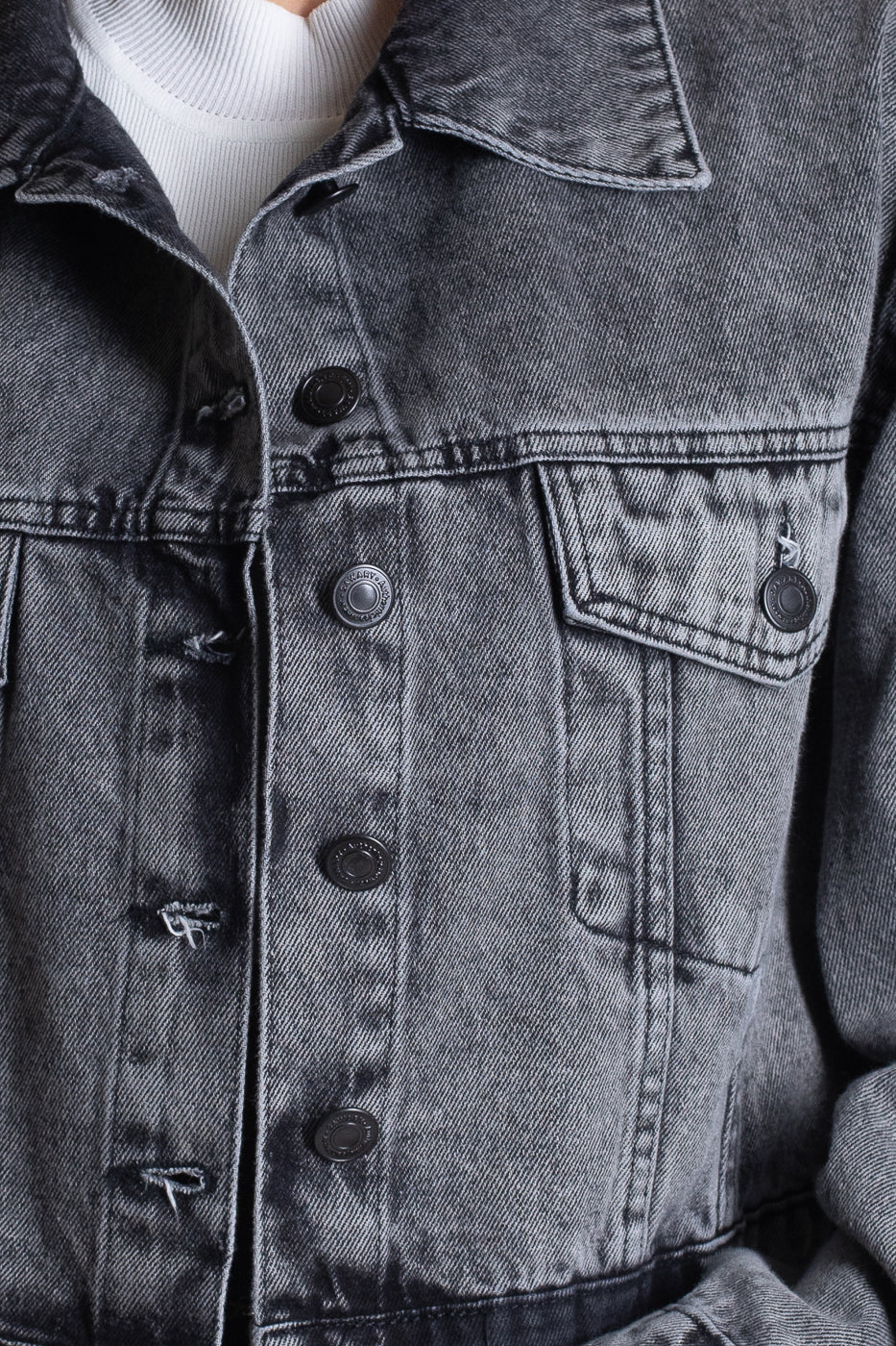 Jaqueta Jeans Sawary - 282977 PRETO