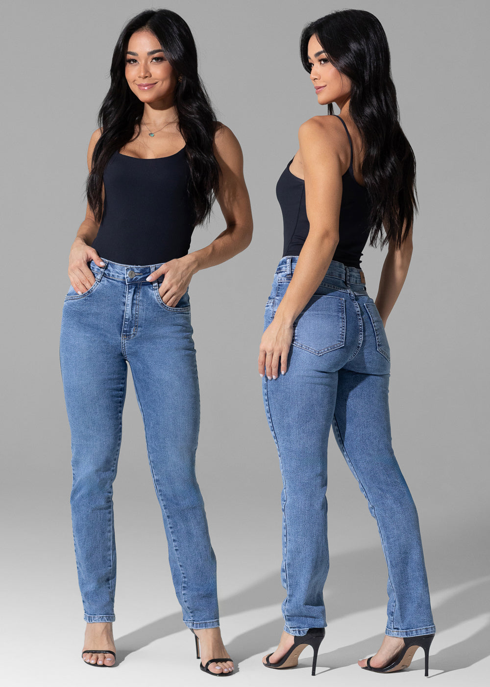 Calça Jeans Sawary Reta - 282979 AZUL